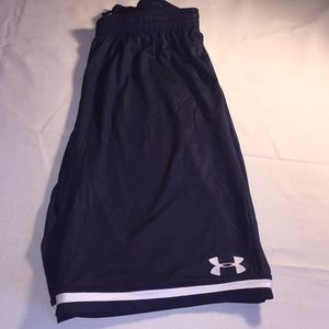 Boy’s Navy Under Armour shorts